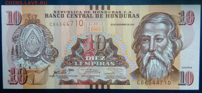 Гондурас 10 лемпир 2016 года до 17.11.2025 - IMG_20251111_224518