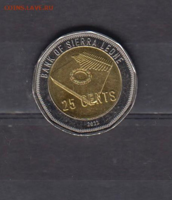 Сьерра Леоне 2022 25 центов без оборота (Басси Конда) до 17 - 810