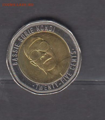 Сьерра Леоне 2022 25 центов без оборота (Басси Конда) до 17 - 810а