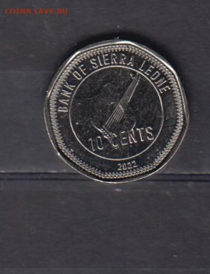 Сьерра Леоне 2022 10 центов без оборота (С Роджерс ) до 17 - 811