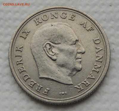 Дания 1 крона 1964 до 16.11.2025 - Дания 1 крона 64 .JPG