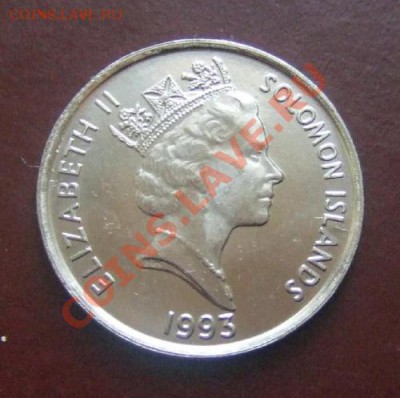 СОЛОМОНОВЫ О-ВА 5 центов (1993) до 24.02 (22.30 по мск) - Соломон. о-ва 5 центов А