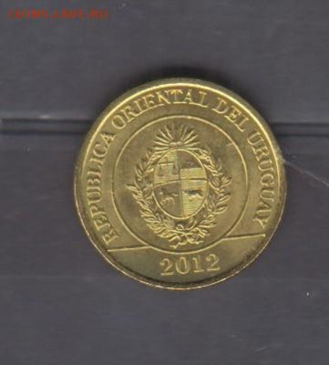 Уругвай 2012 1 песо фауна без оборота до 18 11 - 814а