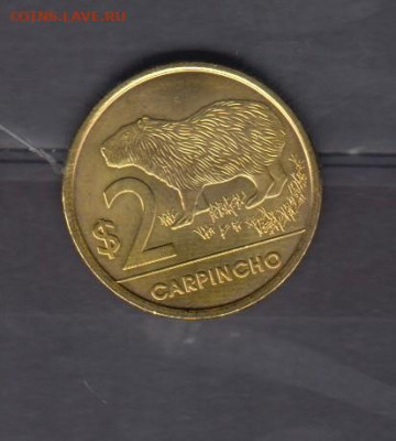 Уругвай 2012 2 песо фауна без оборота до 18 11 - 815