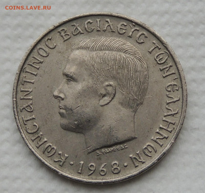 Греция 10 драхм 1968 до 16.11.2025 - Греция 10 драхм 68 .JPG