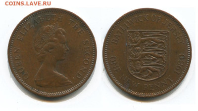 Джерси 1 пенни 1980 до 22.00 мск 14.11.2025 года - Джерси 1 пенни 1980