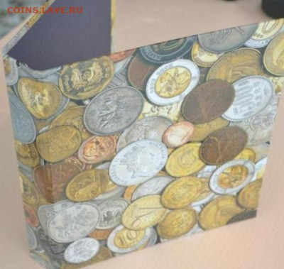 Альбом ламинированный для монет "Иностранные монеты" - Альбом ин. монет-3