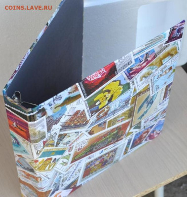 Альбом-папка ламинированная для марок - марки-Л4