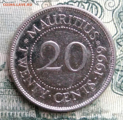 Маврикий 20 центов 1999 года до 17.11.2025 - IMG_20251113_193159