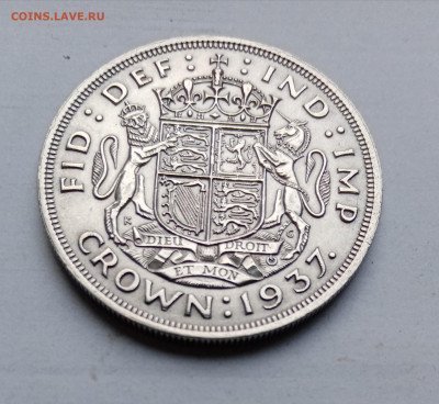 1 кроун 1937 Георг 6 коронация отличный до 20.11.25 в 22:00 - IMG_20251114_093717