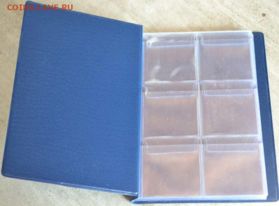 Альбом для монет 125 х185 мм, на 60 монет - А 96 кз-2