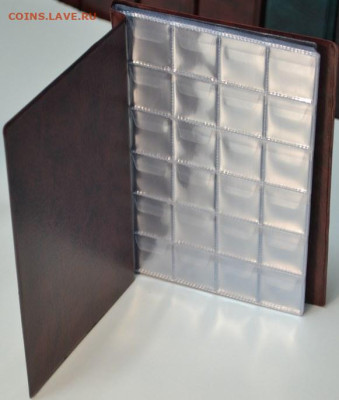 Альбом для монет 125 х185 мм, на 240 монет - АБ красный-3