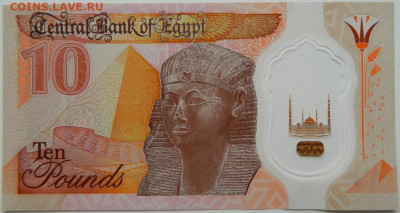 Египет 10 фунтов 2022 г. (Полимер) до 20.11.25 - DSCN8610.JPG