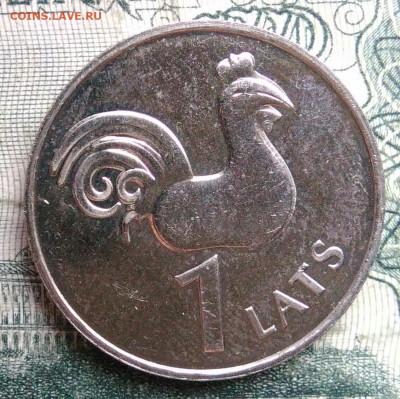 Латвия 1 лат 2005 года петух до 17.11.2025 - IMG_20251115_012325