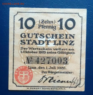 нотгельд Германия 10 пфеннигов 1920 года до 17.11.2025 - IMG_20251111_223138