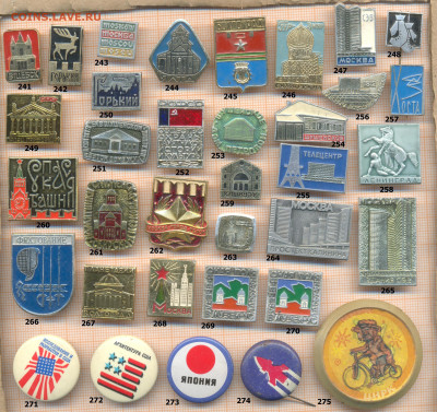 значки разные фикс.цена 10 руб 2, до ухода в архив - 7 7 241 280 по 10 руб 001