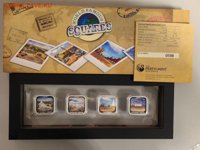 1дол 2013 Тувалу, Знаменитые площади (4шт), Ag999, до 21.11 - ЯЯ Тувалу Площади-1