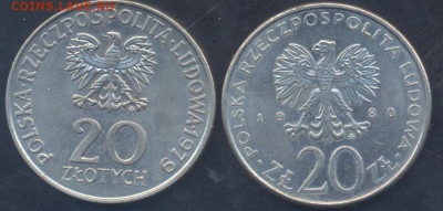 Польша 20 злотых 1979 г.18.11.2025 г. 22 -00 МСК. - Польша1