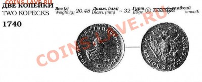 Копия пробной монеты: 2 копейки 1740 Иоанн до 27.02.12 22-00 - 2 копейки-Иоанн-каталог.JPG
