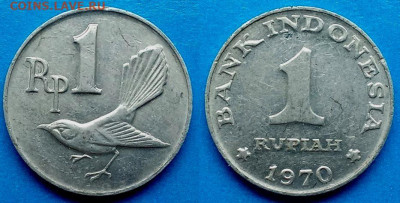 Индонезия - 1 рупия 1970 года до 22.11 - Индонезия 1 рупия, 1970   40