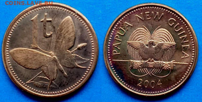 Папуа-Новая Гвинея - 1 тойя 2004 года до 22.11 - Папуа - Новая Гвинея 1 тойя, 2004  45