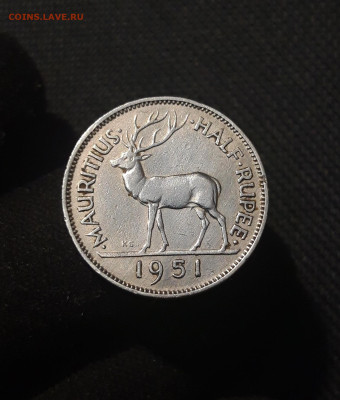 2 рупии ( рупия )1951 года Георг VI До 23.11 - 20250912_213940