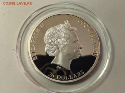 20дол 2012 О-ва Кука Спящая купальщица. Ренуар, Ag999, до 23 - Х 2012 Купальщица бк-3