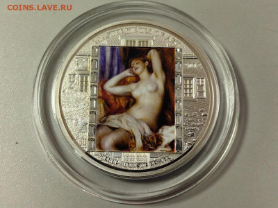 20дол 2012 О-ва Кука Спящая купальщица. Ренуар, Ag999, до 23 - Х 2012 Купальщица бк-1