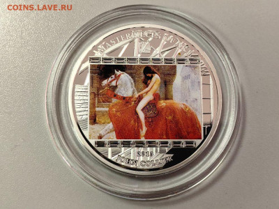 20дол 2013 О-ва Кука Леди Годива. Д.Кольер,Ag999, до 23.11 - Х 2013 Леди Годива-2