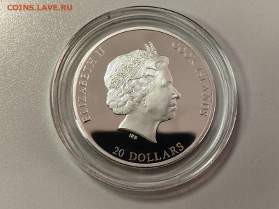 О-ва Кука,20дол 2014 Девушка с жемчуж серьгой Вермеер,Ag999 - Х 2014 Девушка с жемчужиной-3