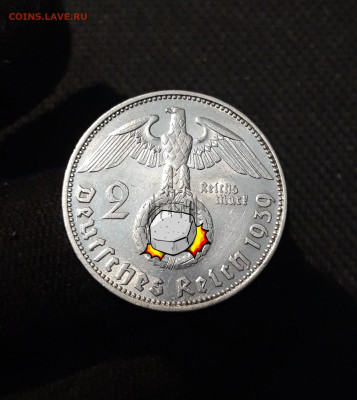 Германия третий рейх 2 рейхсмарки 1939 года J До 23.11 - 20250924_204447