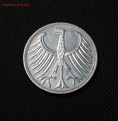 Германия ФРГ 5 Марок 1966 года До 23.11 - 20250924_205500
