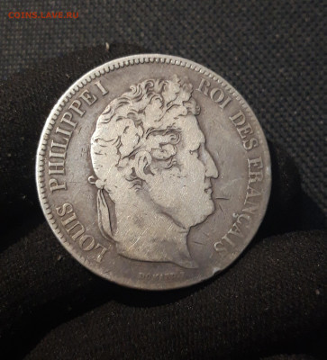 ФРАНЦИЯ 5 франков 1832 года В Луи Филипп 1 До 23.11 - 20251010_222133