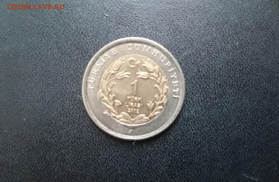 1 лира 2012 Турция Красная книга Леопард Биметалл До 23.25 - 20251117_145116