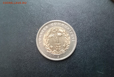 1 лира 2012 Турция Красная книга Олень Биметалл До 23.25 - 20251117_145138