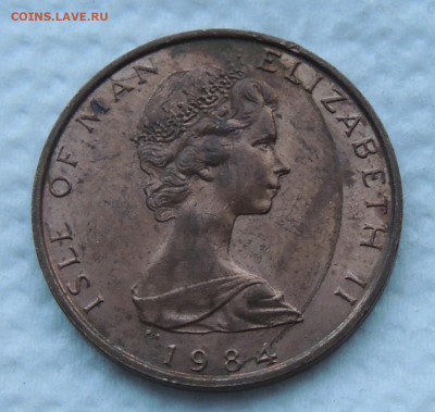Остров Мэн 1 пенни 1984 нечастая до 23.11.2025 - Остров Мэн 1 пенни 84 .JPG