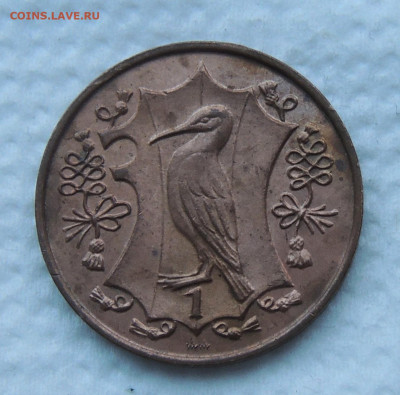 Остров Мэн 1 пенни 1984 нечастая до 23.11.2025 - Остров Мэн 1 пенни 84.JPG