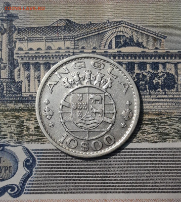 АНГОЛА Португальская Ангола 10 Эскудо 1955 года - 20250924_211445