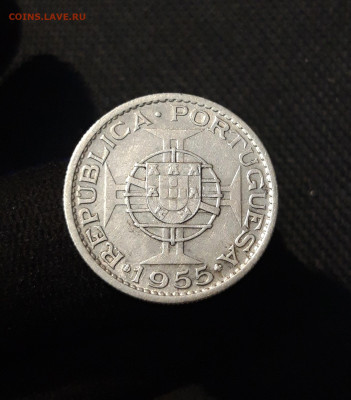 АНГОЛА Португальская Ангола 10 Эскудо 1955 года - 20250924_211415