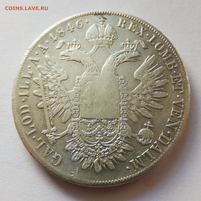 Австрия талер 1846 на оценку - талер3