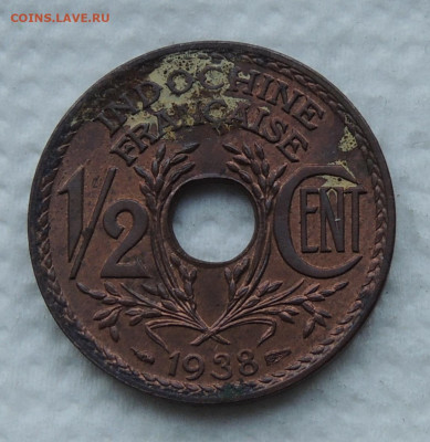 Французский Индокитай ½ сантима 1938 №2 до 23.11.2025 - Индокитай ½ сантима 38.JPG