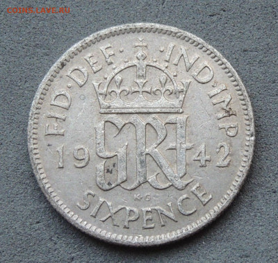 Великобритания 6 пенсов 1942 до 23.11.2025 - Великобритания 6 пенсов 42.JPG