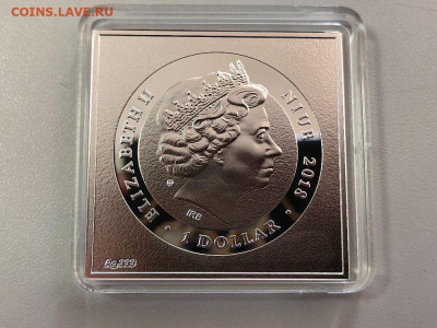 1дол 2018 Ниуэ. М.Франческини. Ангел хранитель, Ag999, до 26 - Ю Ангелы Италия-3