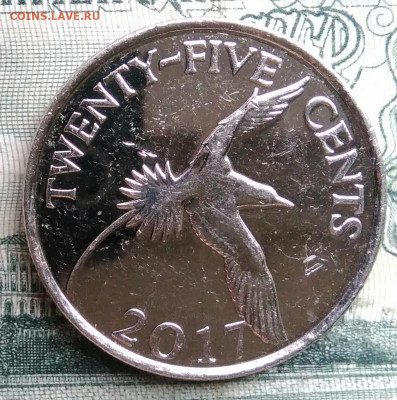 Бермуды 25 центов 2017 года до 24.11.2025 - IMG_20251119_012021