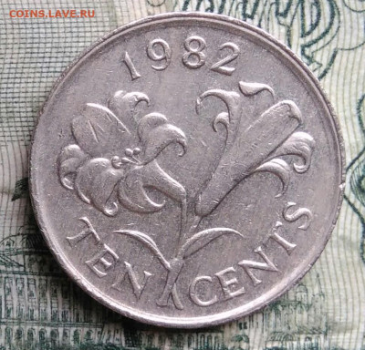 Бермуды 10 центов 1982 года до 24.11.2025 - IMG_20251119_012832