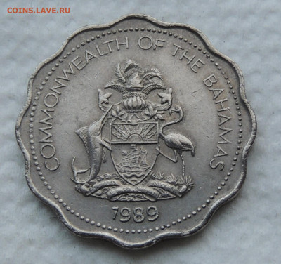 Багамы 10 центов 1989 до 23.11.2025 - Багамы 10 центов 89 .JPG