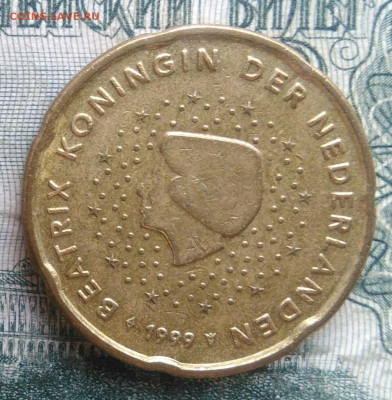 Нидерланды 20 центов 1999 года до 24.11.2025 - IMG_20251120_184245