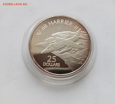 25 долларов Соломоновы острова истребитель харриер 2 до 27.1 - IMG_20251121_101534