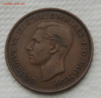 Великобритания 1 пенни 1938 №2 до 23.11.2025 - Великобритания 1 пенни 38.2 .JPG
