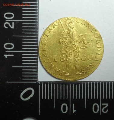 Монета Нидерланды 1 дукат 1800 года - 12.JPG